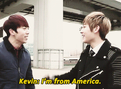sunieekiss-deactivated20140313:  when hoon meets a foreigner kevin. 