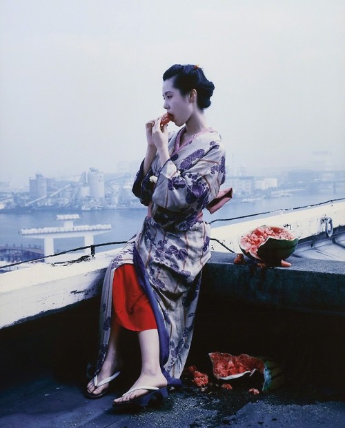 Nobuyoshi Arākī aka 荒木经惟 aka Arākī アラーキー aka Tensai Araki (Japanese, b. 1940, Tokyo, Japan) - Colour