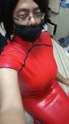byulu:Out of the blue i wore this rubber qipao Fembot Mode Activated. Awaiting next instruction.