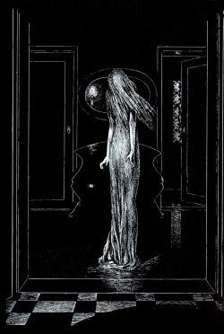 xenophone:  shakypigment: the work of Edgar Allan Poe illustrated by Alberto Martini 