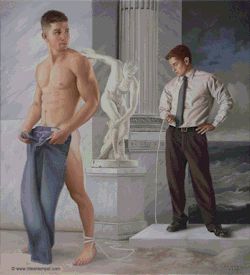 Bloghqualls:  Wes Hempel, 2016The Lure Of Culture (Study), Oil On Canvas, 22&Amp;Quot;