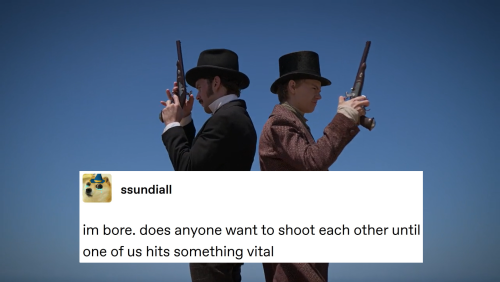 The Artful Dodger, Tumblrfied: "The Duel"6/?