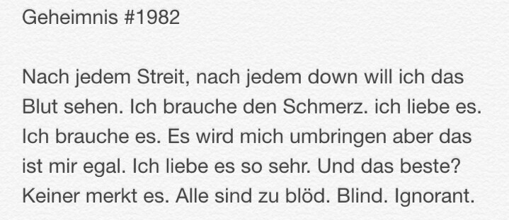 das-geheimnis:  Nach jedem Streit,  nach jedem down will ich das Blut sehen. Ich