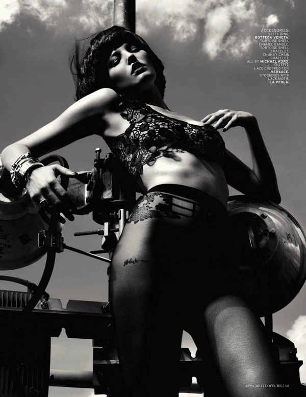 inspirationgallery:  All Kinds of Everything. Kait Young in Dior by Chuando &amp;
