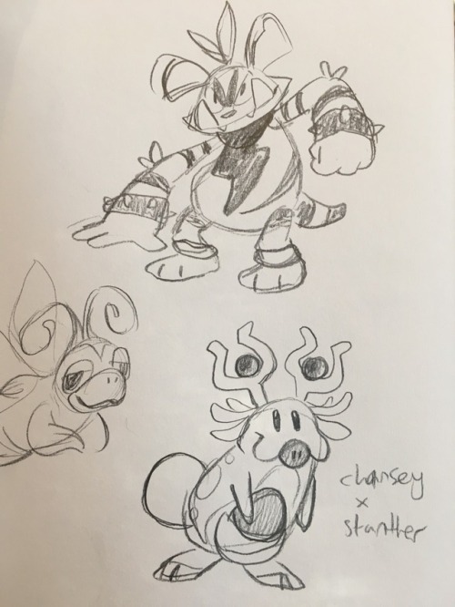 synthaphone:some pokemon fusion doodles of adult photos