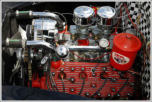 kustomsandchoppers:  You gotta love the old Flatheads! It’s the engine that made