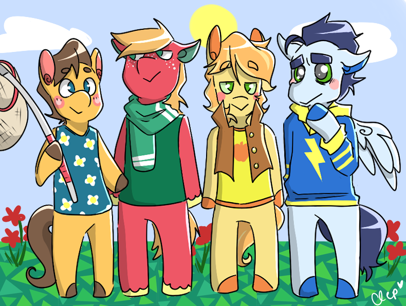 clepony:  im sorry all i do is play animal crossing now. here’s caramel (lazy),