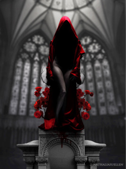 a-lady-in-red:  naughtyjng:  danalakat:  absolutely love this!  Shrouded in mystery she draws you in. What exactly waits for you under that cape? Only one way to find out.    