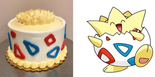 bulbasaur-propaganda:Those Pokemon inspired cakes are amazing!  Artist: jou.king / Instagram