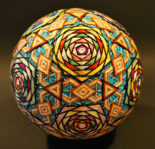 archiemcphee: These intricate and extraordinarily beautiful embroidered silk balls are a form of Jap