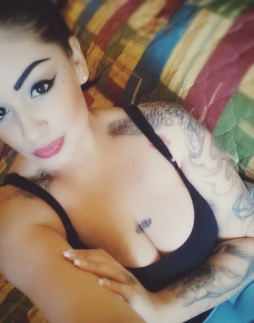 Beautiful Tatted Latina. Part 1.