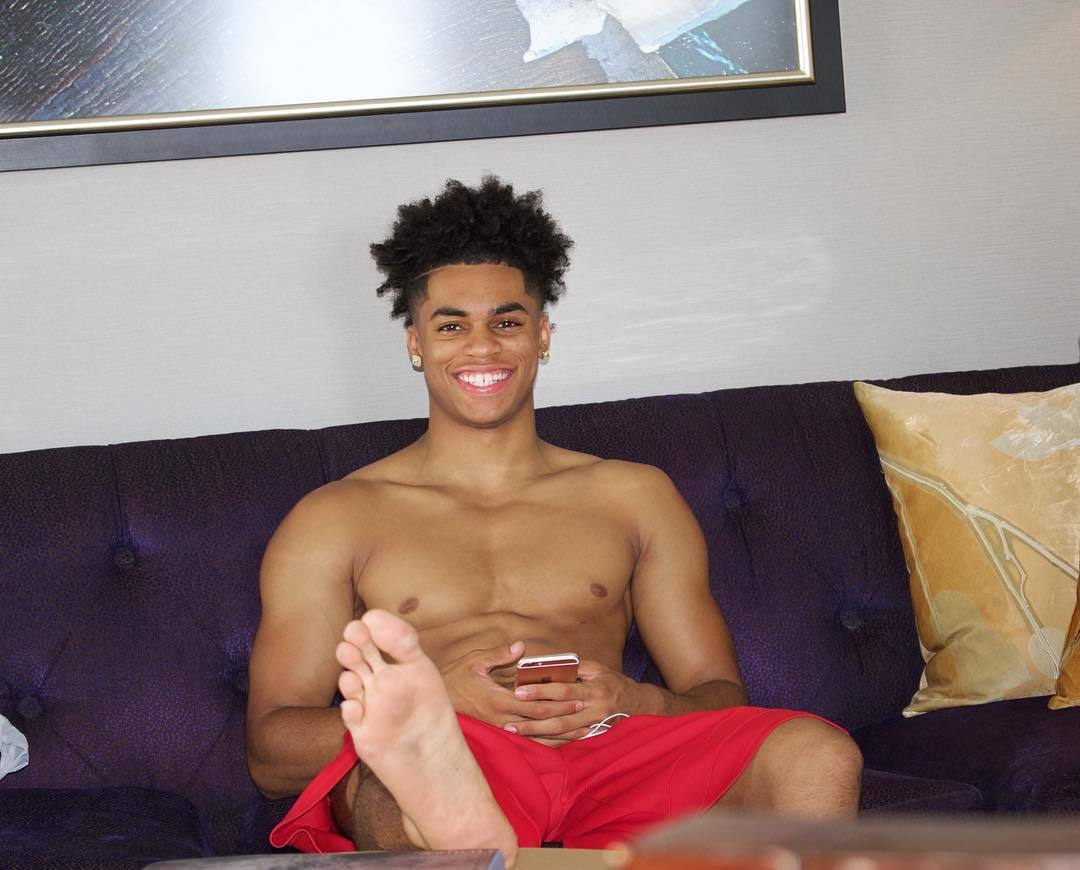 Barefoot Male Celebs of Color — Deven Hubbard 2