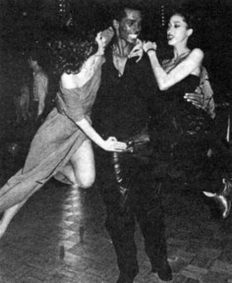 maggiefbby: Bianca Jagger &amp; Sterling St Jacques dancing at Studio 54.