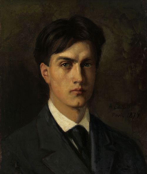 beyond-the-pale:   Albert Edelfelt  (1854-1905)  Self portrait, Paris, 1874