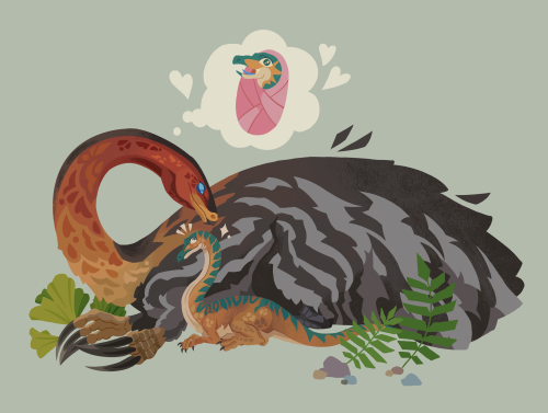 uzon:been playing The Isle, here’s a  very friendly murder turkey (therizinosaurus) I met as a galli