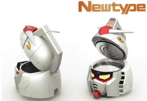 carudamon119:  【連邦の白い米】 ガンダム型炊飯器現る！ 連邦の白い米は化け物か!! (ネタなのかマジなのか不明）