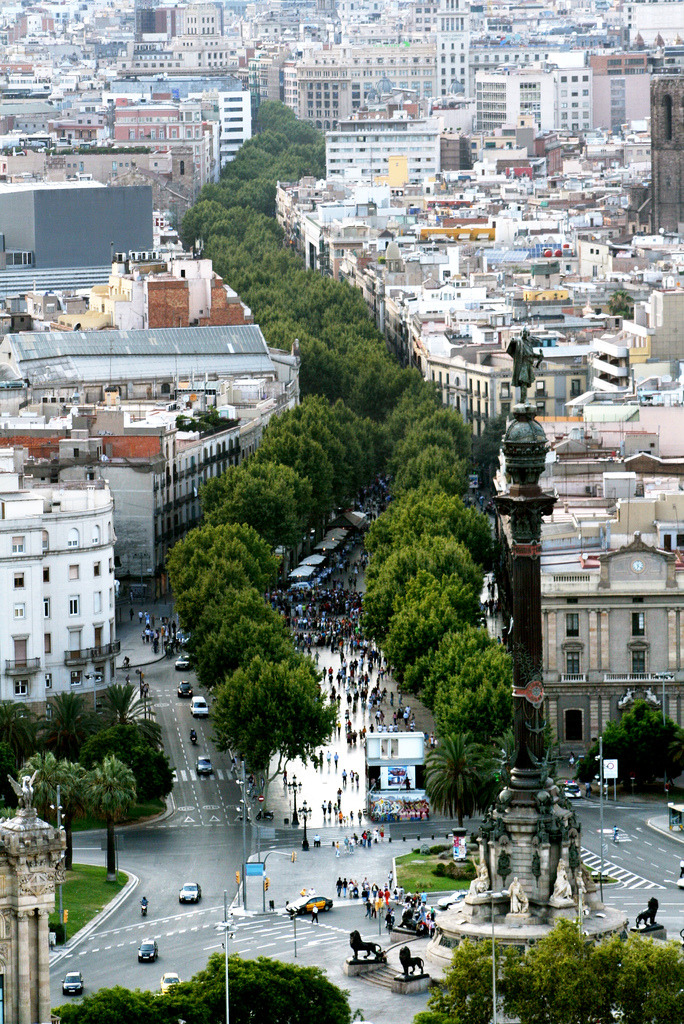  Las Ramblas, Barcelona  | by © Guifré Miquel | via wanderthewood 