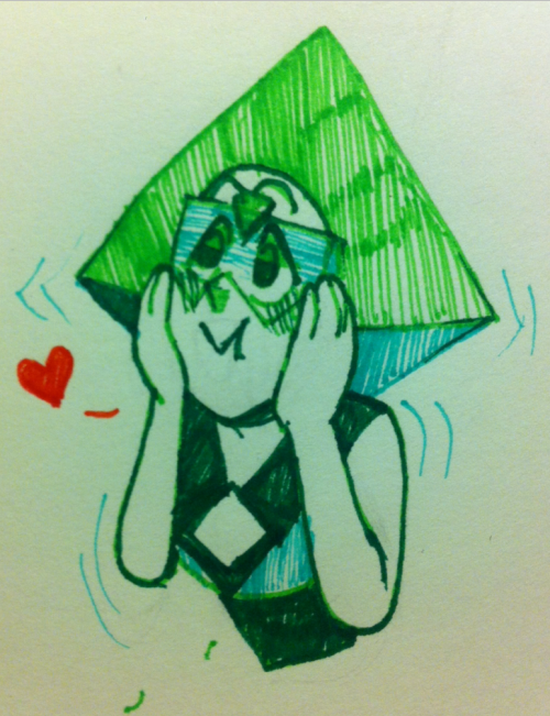 cupofsweettears:The Peridot from Steven Universe
