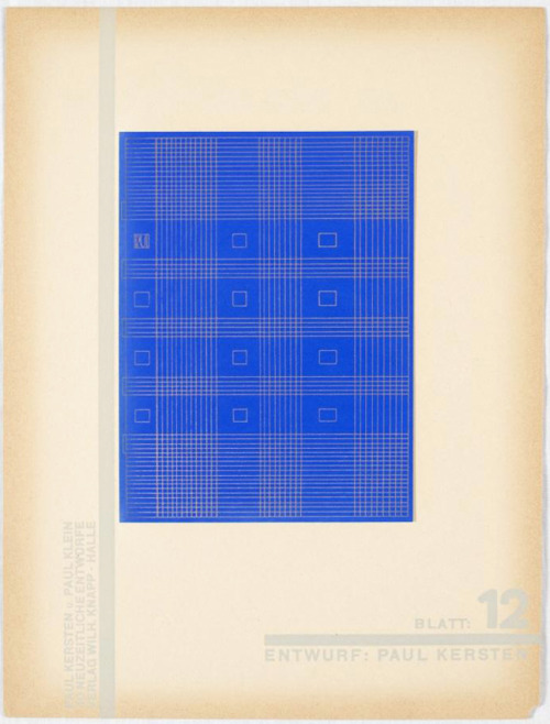 Paul Kersten &amp; Paul Klein, design portfolio, 1928. Forty modern designs for artistic book cover