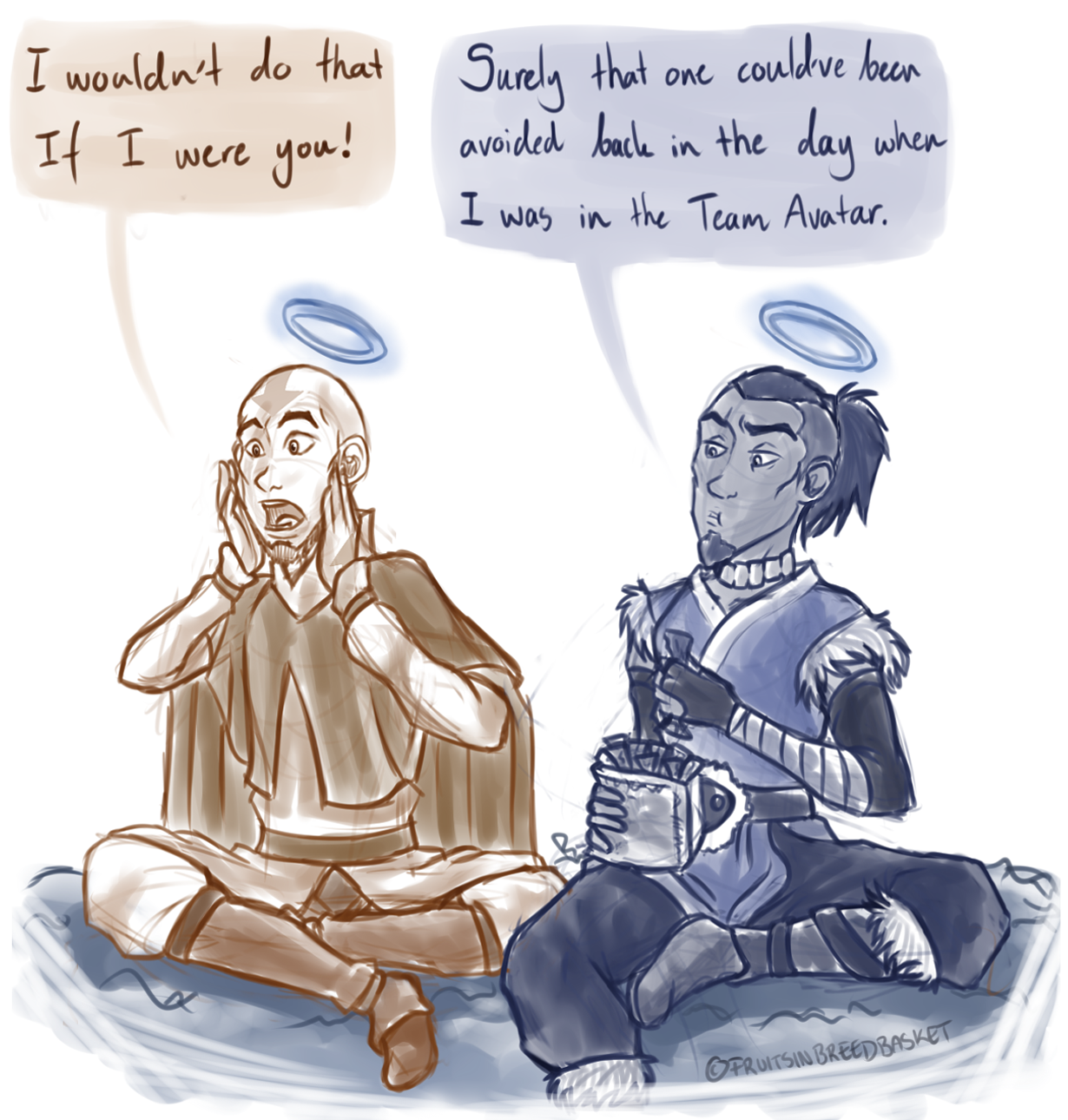 fruitsinbreedbasket:  Please tell me I’m not the only one who imagines Aang and