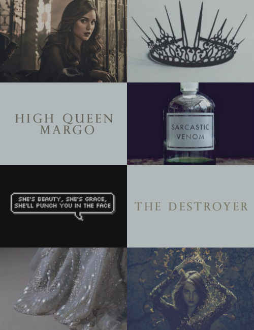 queennmargo:The Magicians; Margo Hanson  “You know what they used to write on cannons? The last argu