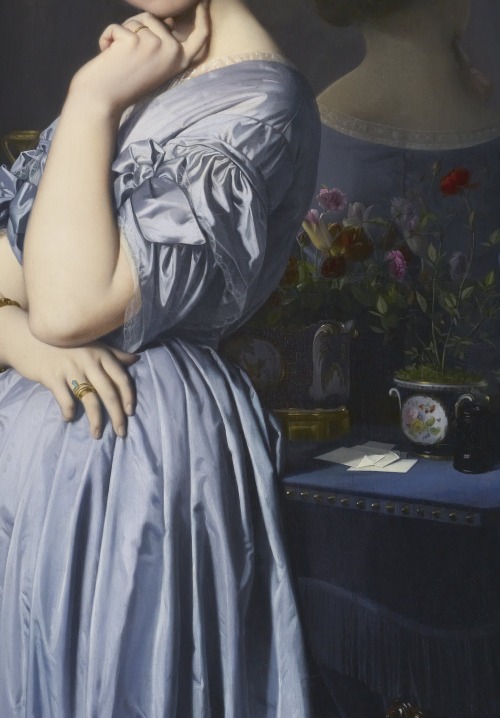 lemarechaldefer-deactivated2015: Portrait of Comtesse d'Haussonvilleby Jean Auguste Dominique Ingres