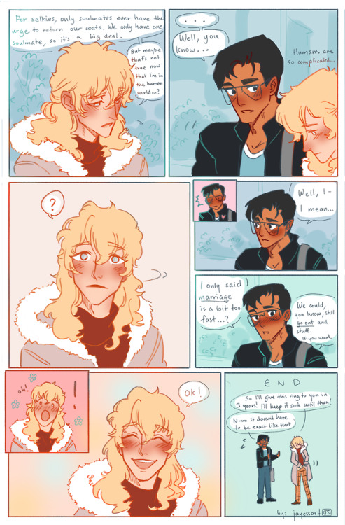 jayessart: Sorry, Dropped Your Coat! - Part 2/?Second part to my short comic about a human (Leo) and