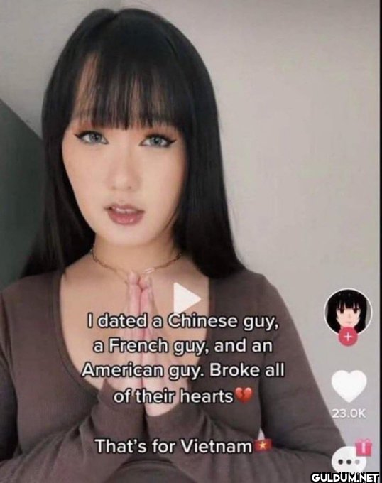 I dated a Chinese guy, a...