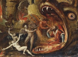 artshreds: The Harrowing of Hell (detail) Jacob Isaacsz. van Swanenburgh 