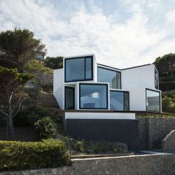 archilovers:    Sunflower House, ‎Spain‬, overlooking the Mediterranean Sea. More pictures: http://bit.ly/1eQN4rVProject by: Cadaval &amp; Solà-Morales‪ 