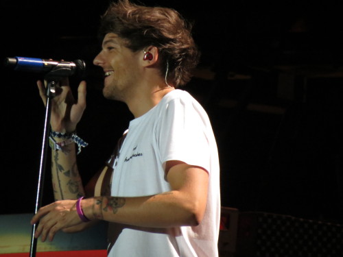 too-old-for-this-ship:  Giggly Louis at MetLife, August 5 CREDIT PLEASE