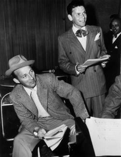 sinatraswooners:  Bing Crosby and Frank Sinatra 