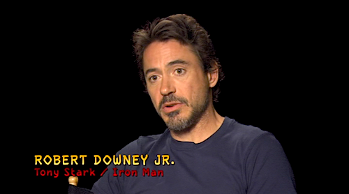 iwantcupcakes:  Robert Downey Jr. on-the-set interviews: Iron Man (2008), Iron Man