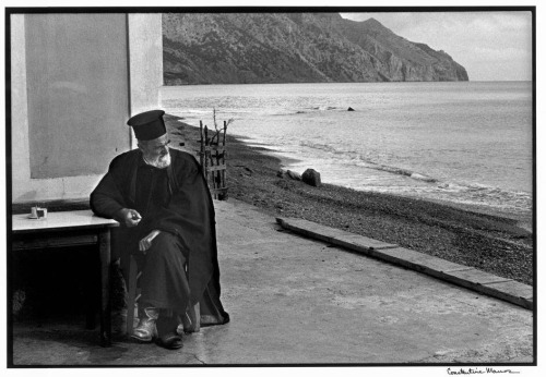 hauntedbystorytelling: Constantine Manos :: Priest having his coffee, Karpathos, Olympos, Greece, 19