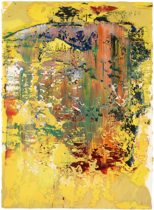 ochyming:GERHARD RICHTER    German, b. 1932 1ST MAY 1989, 1989  oil on vellum paper 78 x 58 cm | 30⅞