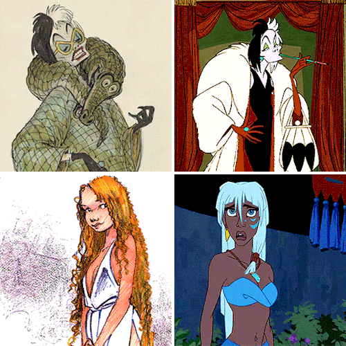 DISNEY CONCEPT ART + FINALIZED VERSION ➤ (PART 1)