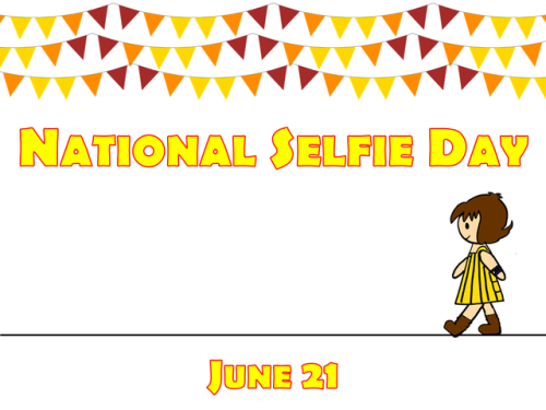 deemoyza:It’s National Selfie Day in the U.S., and I couldn’t resist the alternate interpretation! :