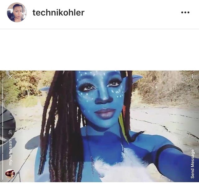 angryblackgirlrants:  “Neytiri”, photo and other photos credits to:  Instagram’s