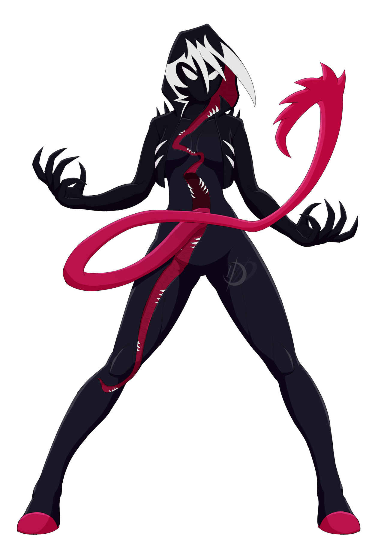 The Art of I.Diaz — Fan art of the Spider Gwen version of Venom. I...