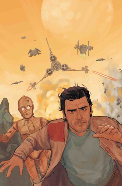 roguedameron: Phil Noto artwork for Marvel’s Poe Dameron issues 10, 11 & 12… …everything seems f