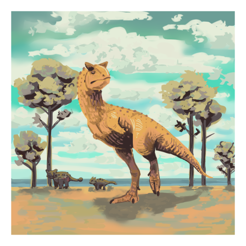 Dinovember day 2 - Carnotaurus