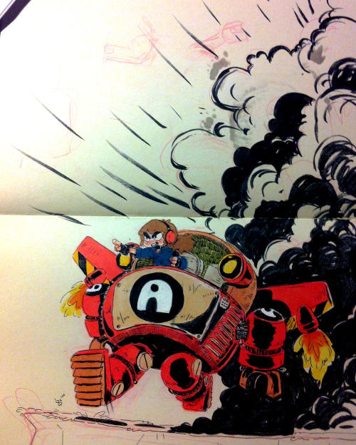 jjacsso:mm..tried drawing mechas..they’re hard hahahahaha