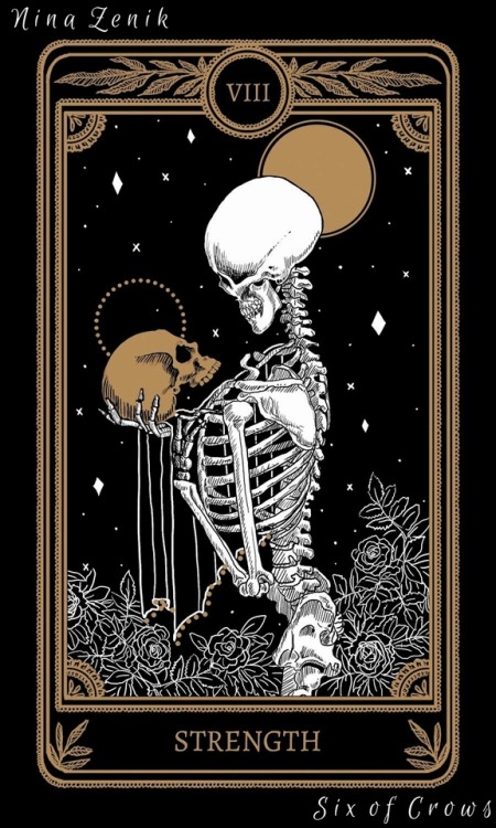 elixirclub:  Six of Crows - Tarot Cards No mourners. No funerals. Among them, it passed for good luck. Artwork by Amrit Brar 