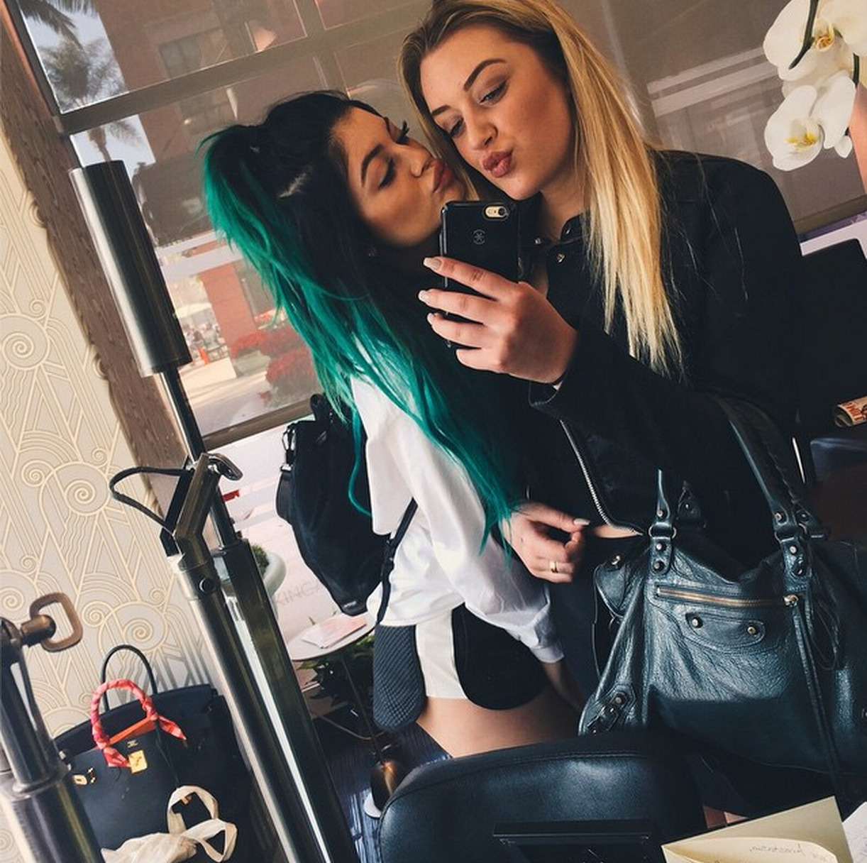 jenner-news:  Kylie: “Anastasia @ Anastasia’s”