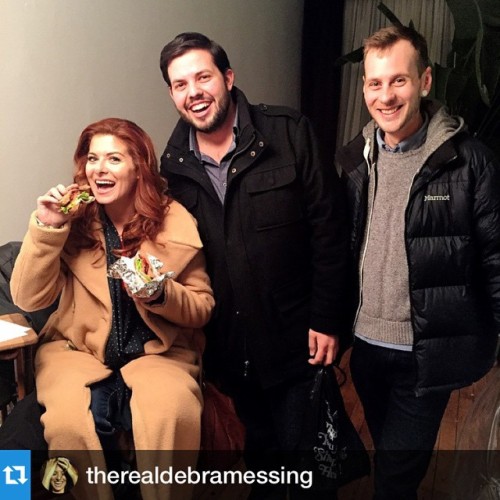 Our Valentine Debra Messing <3s BLgTs! The Will & Grace star is killin it on @nbclaura — chec
