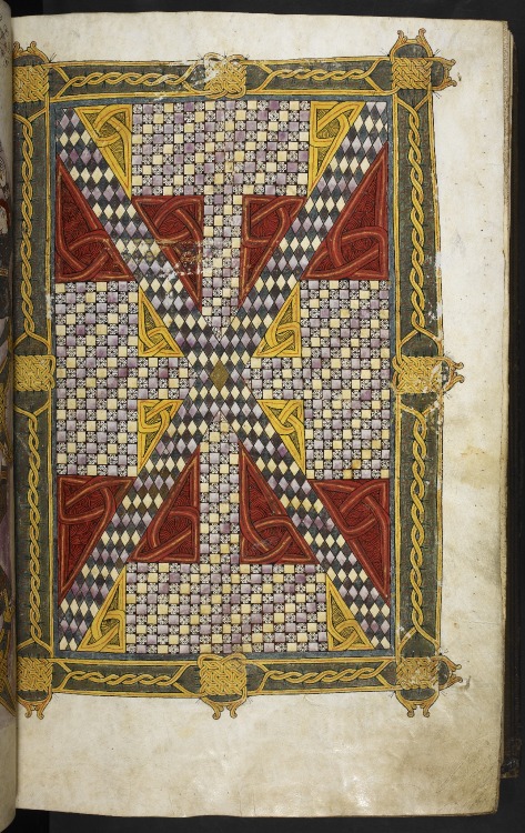 Medieval manuscript of the week is  British Library MS Additional 11695  f. 6, a labyrinth, from a S