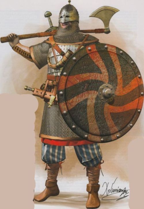 peashooter85:The Varangian Guard — The Eastern Roman Empire’s elite Viking soldiersIn the mid 8th ce