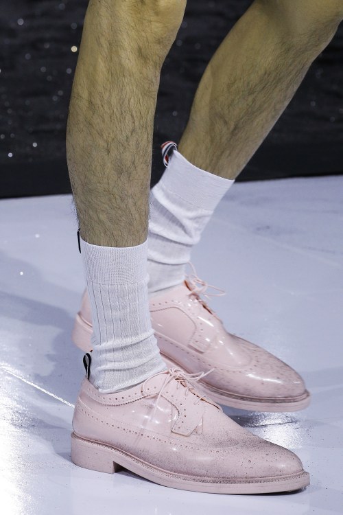 couture-heaux: Details at Thom Browne Spring 2017 Menswear