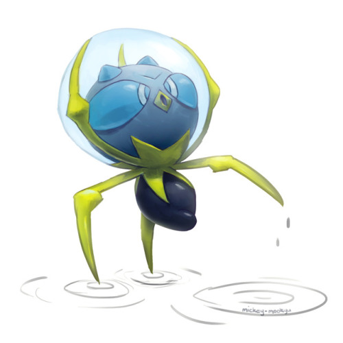 What if the water bubble around his head was a giant teardrop?