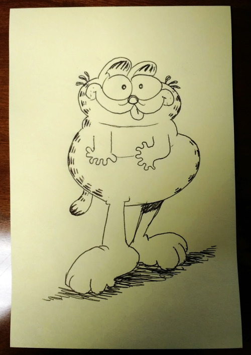 just a little garfield post it from a couple months ago